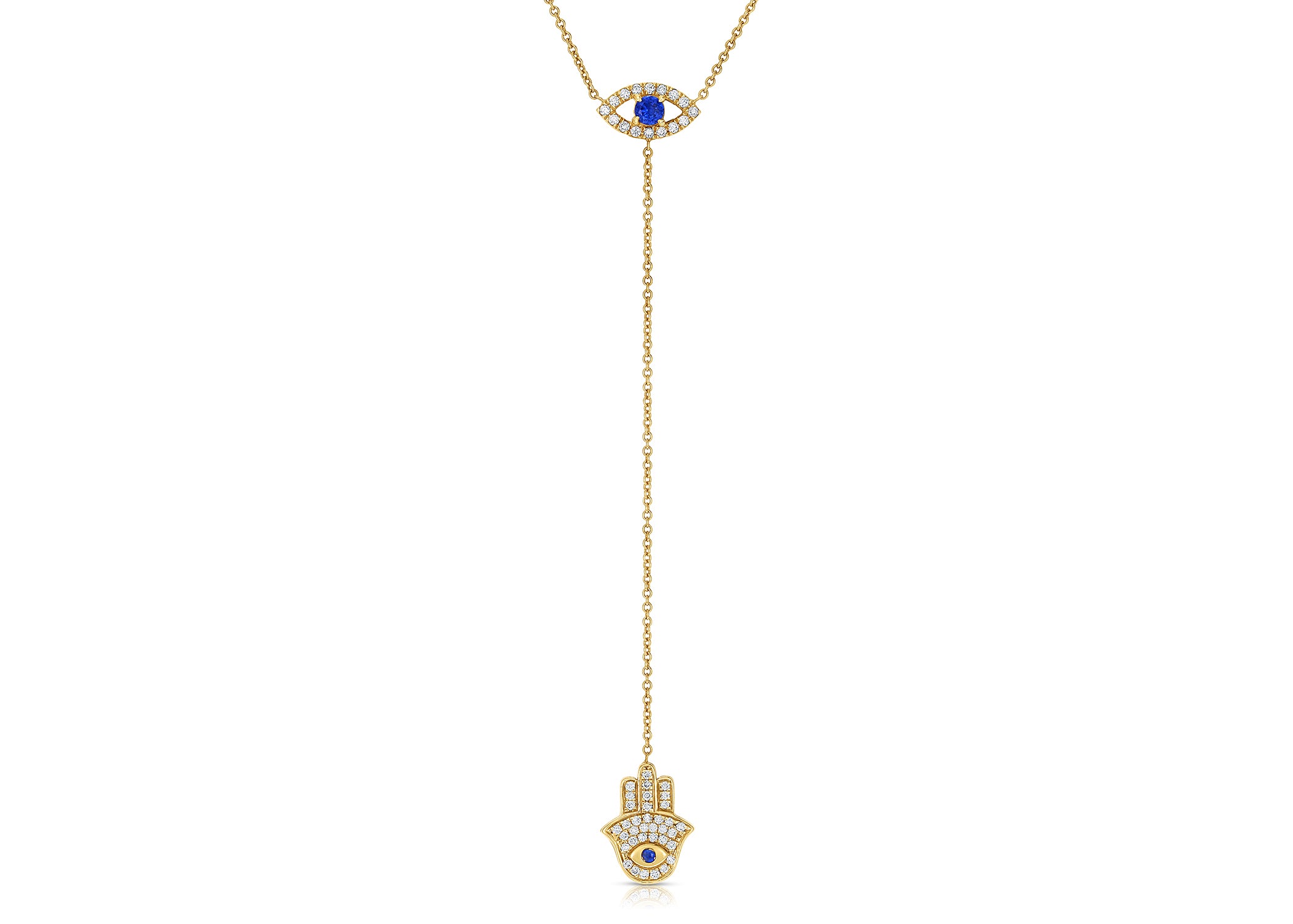 Divine Protection Lariat Necklace