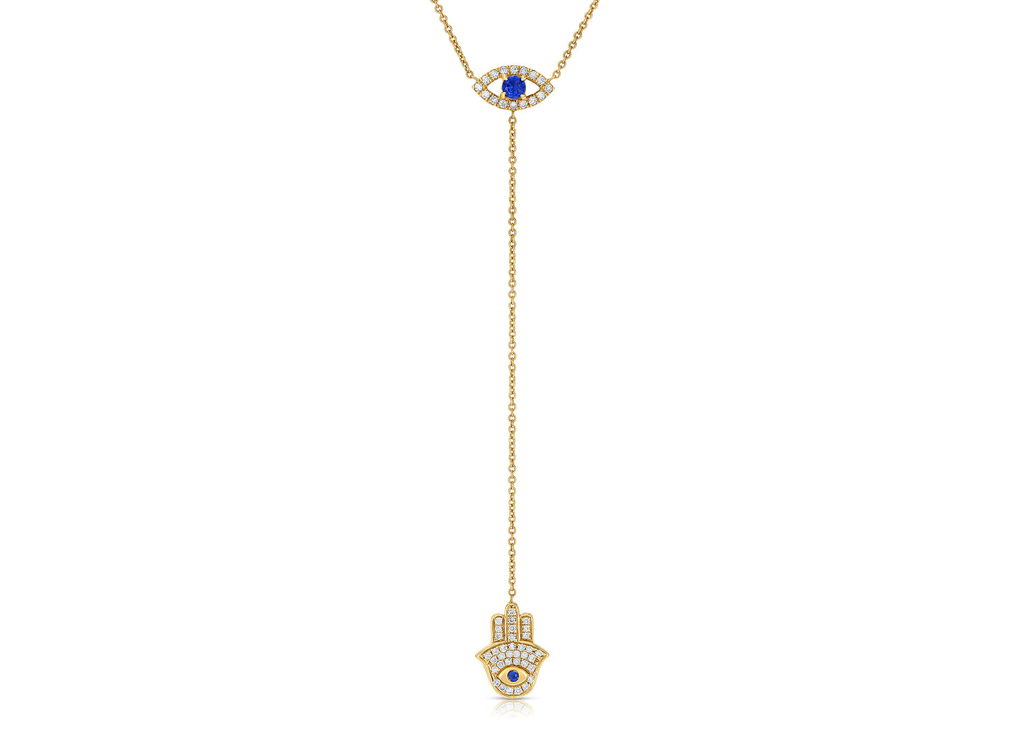 Divine Protection Lariat Necklace