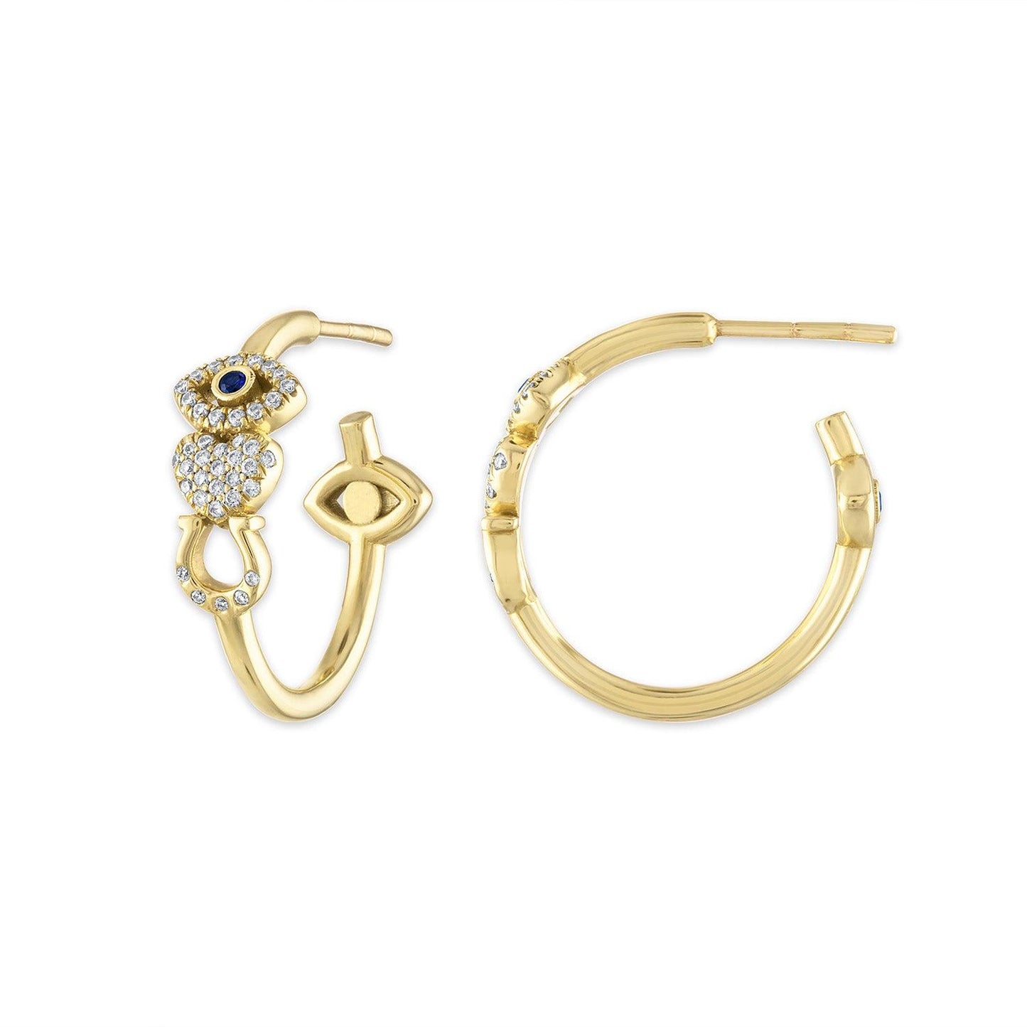 Eye Love You Hoops - Joyceandgems